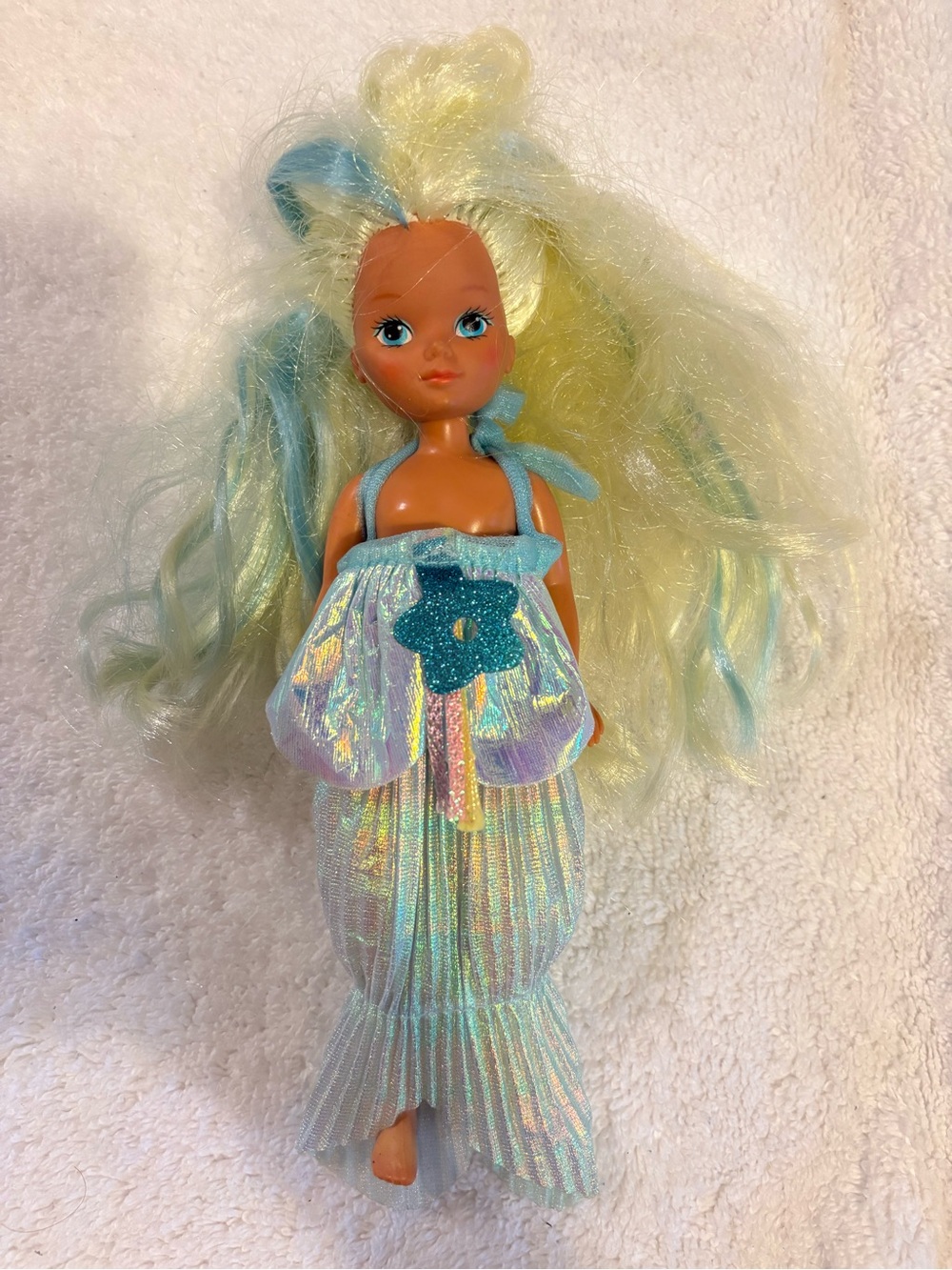 Lady Lovely Locks Enchanted Island Maiden Goldenwaves Mermaid Doll 1986 Vintage